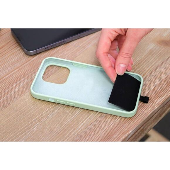 Clip & Go Phone Purse Crossbody Strap Zippered Pouch Green Tan Camo - Picture 6 of 11